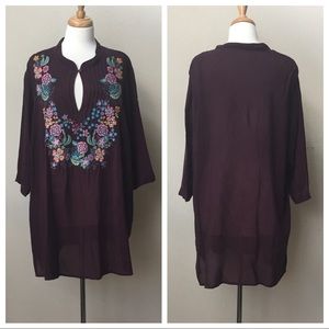 Johnny Was Embroidered Tunic